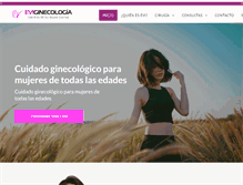 Tablet Screenshot of eviginecologia.com